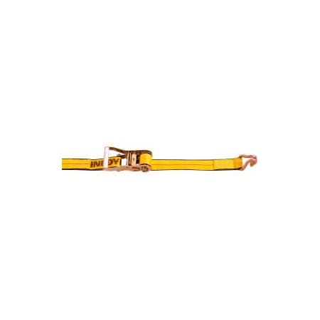 Kinedyne Kinedyne Cargo Control Ratchet Strap 512784 with Wire Hook - 27' x 2" Gold 512784
